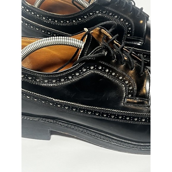 Royal Tweed 7904B Cheaney Church's Black Derby Wingtip Lace Up Men’s Sz 10.5 D - Picture 3 of 15